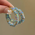 Star Confetti Hoop Earrings