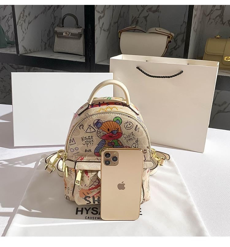 Graffiti Bear Mini Backpack