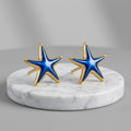 Azure Star Studs