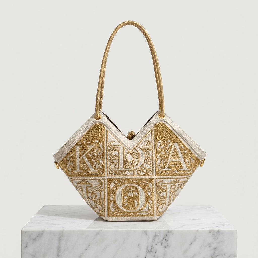 Diamond Mosaic-Luxe Tote Bag