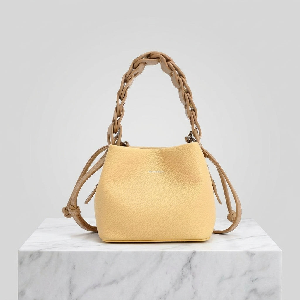 Elara Braided Bucket Bag